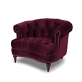 Velvet Accent Armchair